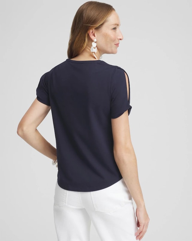 Cold Shoulder Tee - image 3